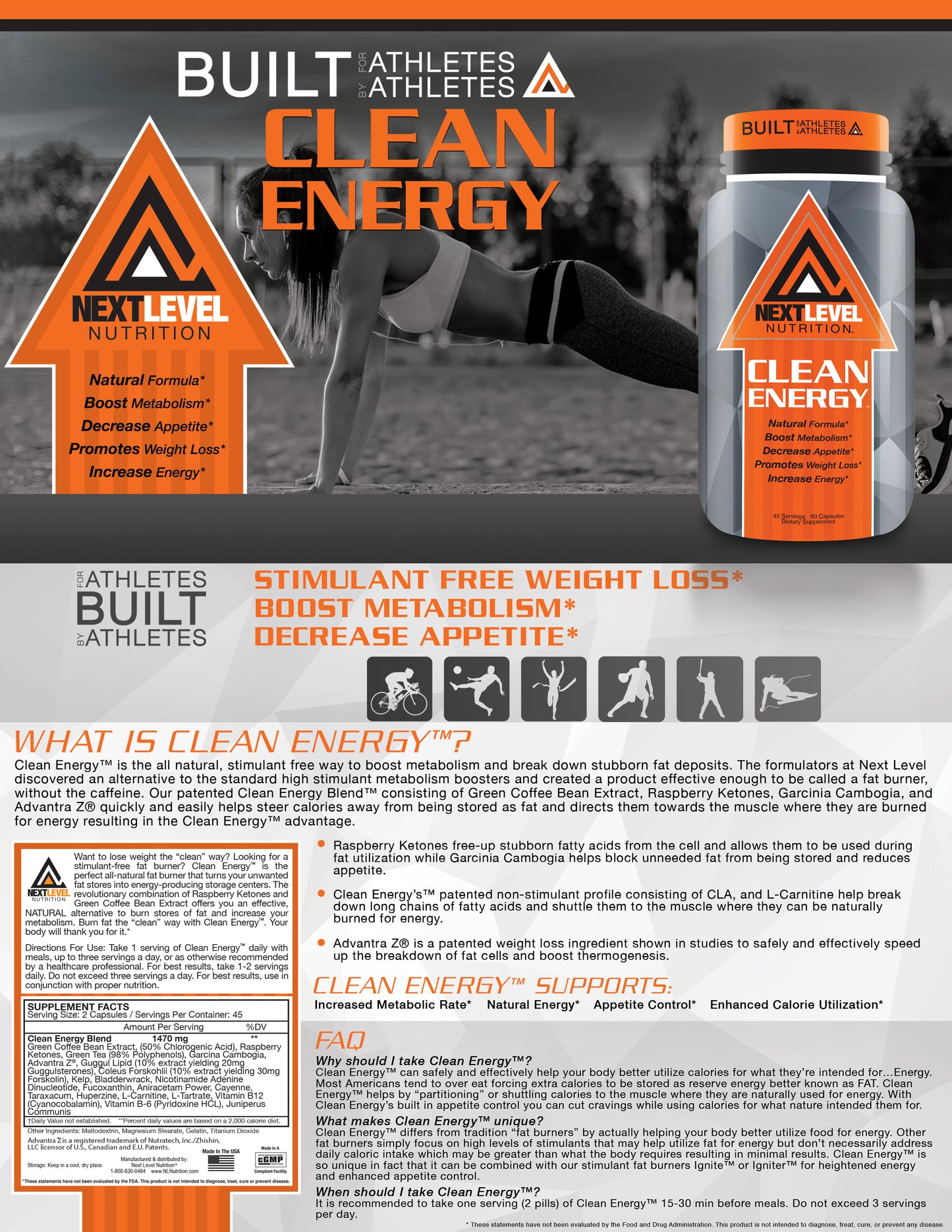 Clean Energy | Stimulant Free Thermogenic Fat Burner